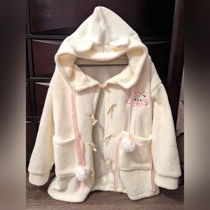 Cute fuzzy jacket